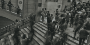 People attending an event